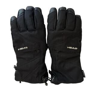 Head Dupont Sorona Insulated Ski Gloves Mens XL Black Snowboard Winter Windproof